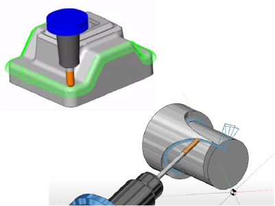 BobCAD-CAM_5AXISモジュール_スワーフ加工